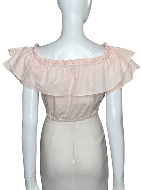 Blusa Zocca Vuelo Fruncido Rosado - Talla S