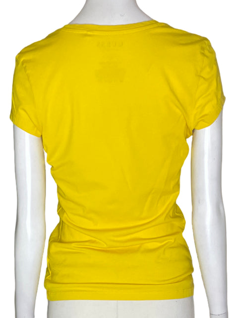 Blusa Guess Manga corta Cuello redondo Amarillo - Talla M