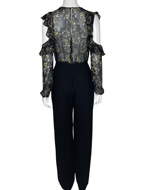 Romper Bcbgeneration Estampado Floral Negro - Talla 4