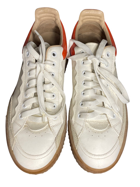 Zapatilla Chloé Franckie Plataforma Blanco - Talla 36