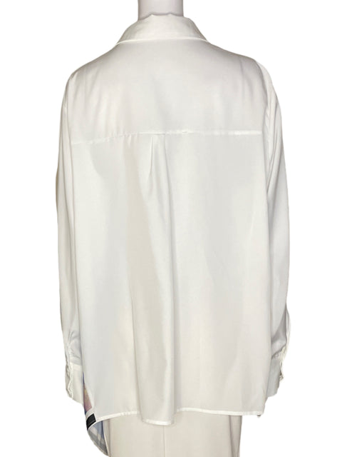 Blusa Tesoro Tps Estampado Liso Blanco - Talla XL