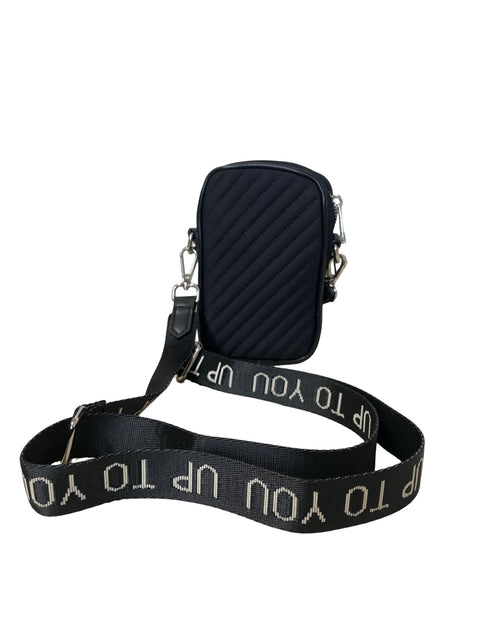 Cartera Zara Texturizado Negro - Talla U