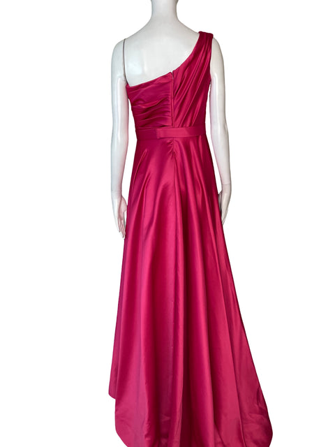 Vestido De Fiesta Santos Jorge Plisado Rosado - Talla S