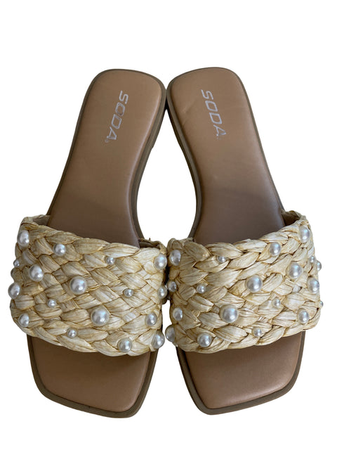 Sandalia Soda Beige - Talla 38