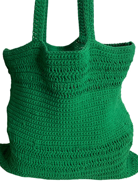 Cartera Clare V Tejida Verde - Talla U