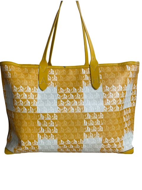 Cartera Anya Hindmarch Cuero Amarillo - Talla U