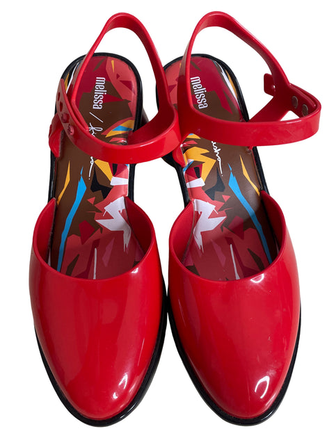 Tacón Melissa Tacón bajo Rojo - Talla 7