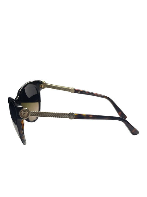 Lente Versace Rock Icones Cat-eye Marrón - Talla U
