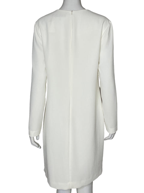 Vestido Trina Turk Lentejuelas Midi Blanco - Talla 8