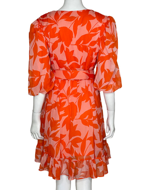 Vestido Taylor Midi Estampado Naranja - Talla 6
