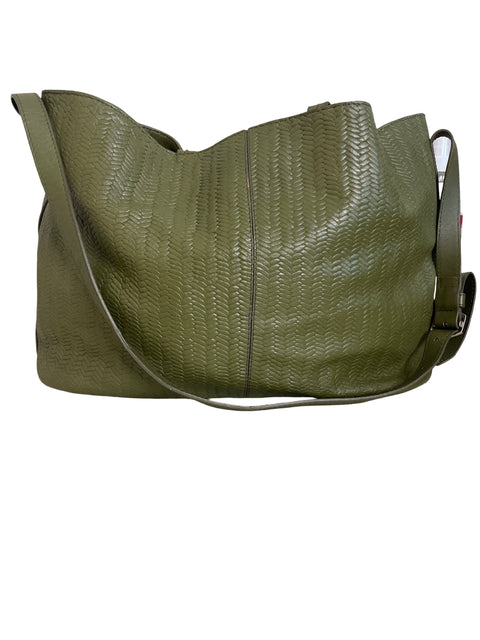 Cartera Velez Texturizado Asa corta Verde - Talla U