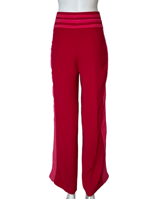 Pantalón Raquel Orozco Bota Ancha Rojo - Talla XS