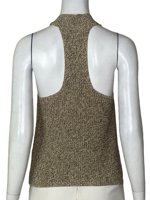 Blusa Massimo Dutti Beige - Talla XS