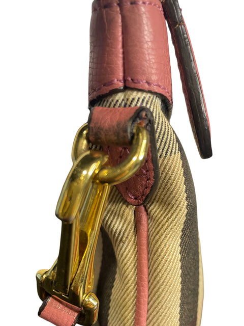 Cartera Burberry House Check Derby Peyton Crossbody Estampado Rosado - Talla U