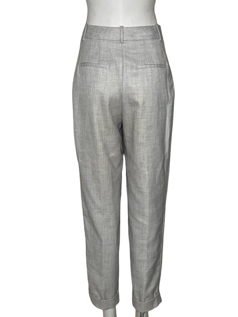 Pantalón Zara Recto Gris - Talla XS