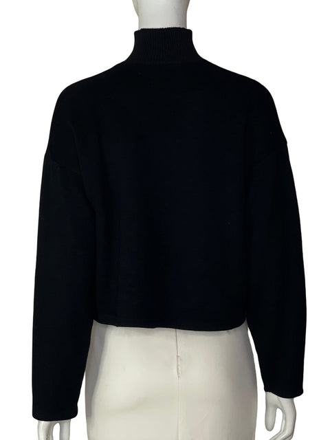 Abrigo Zara Cuello alto Negro - Talla S