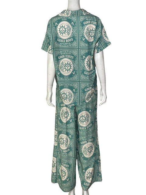 Conjunto Tesoro Tps Estampado Verde - Talla M