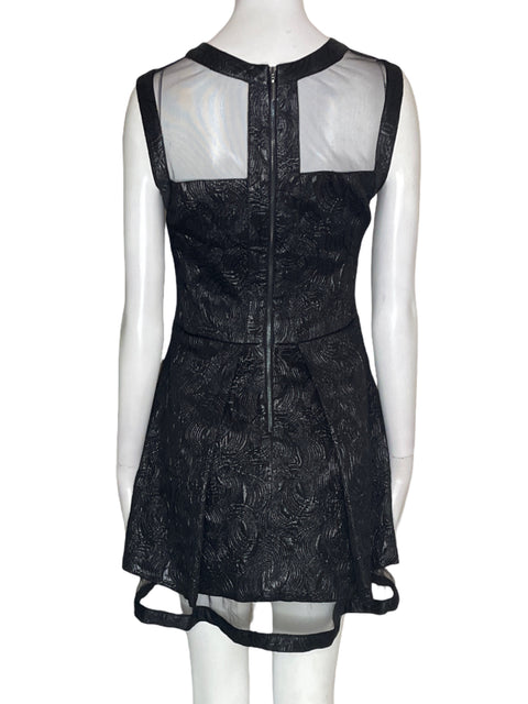 Vestido Alexis Brillo Sin mangas Negro - Talla S