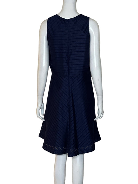Vestido Banana Republic Rayas Mini Azul - Talla 10