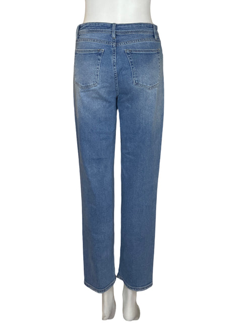 Pantalón Follies Recto Tachuelas Azul - Talla 8