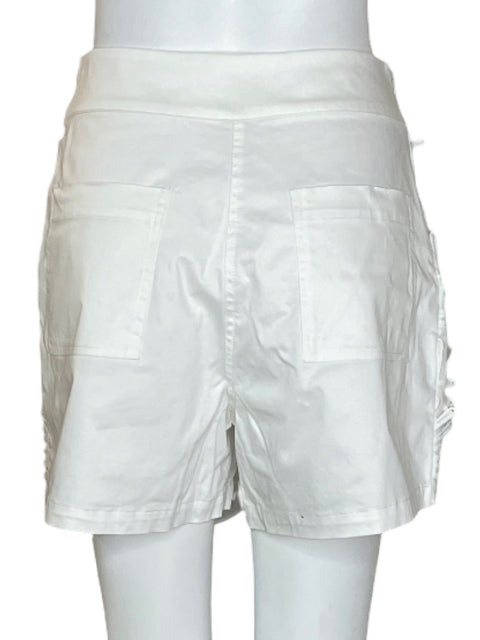 Short Adriana Fernandez Short Tejido Blanco - Talla M