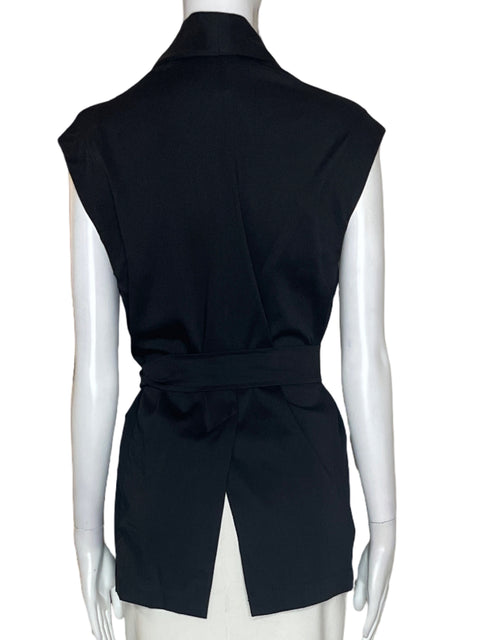 Chaleco Zara Fajon Sin mangas Negro - Talla S