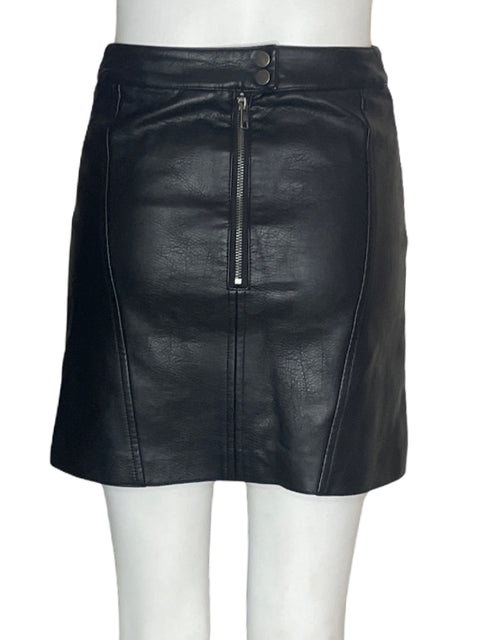 Falda Pepe Jeans Cuero Mini Negro - Talla XS