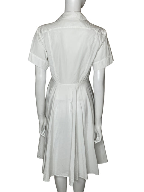 Vestido Diane Von Furstenberg Midi Blanco - Talla 4