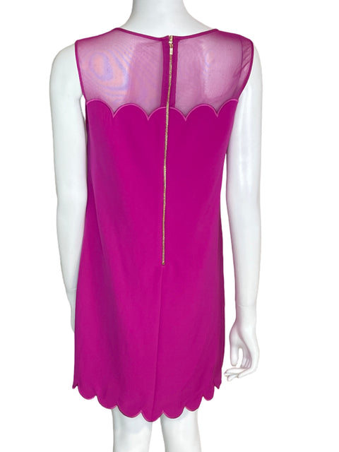 Vestido Alex Marie Transparente Sin mangas Morado - Talla 6