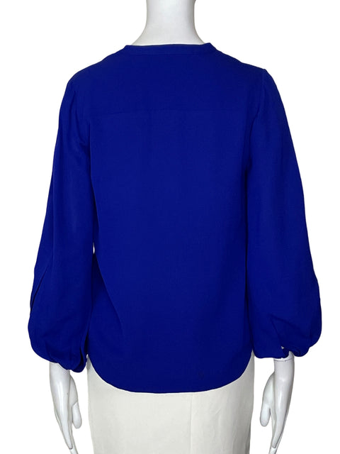 Blusa Diane Von Furstenberg Azul - Talla 0