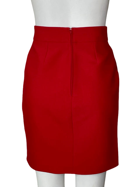 Falda Maje Rojo - Talla 36