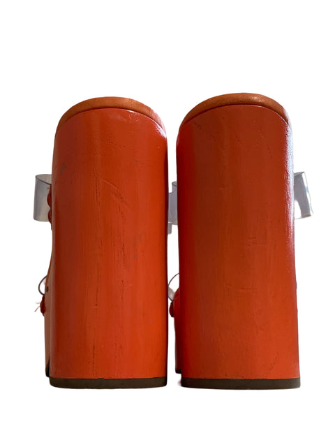 Tacón Schutz Tacón alto Naranja - Talla 37