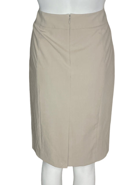 Falda Calvin Klein Midi Plisado Beige - Talla S