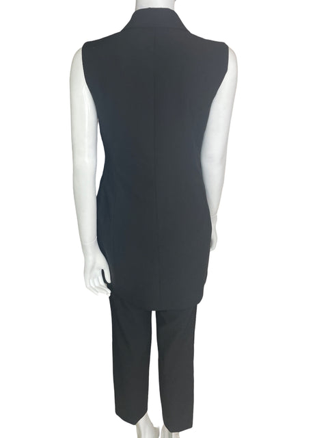 Conjunto Zara Sin mangas Liso Negro - Talla M