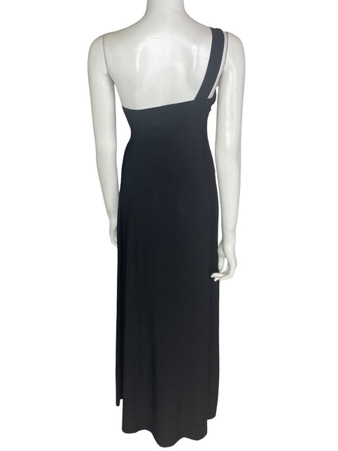 Vestido Lucas&emma Oneshoulders Maxi Negro - Talla S