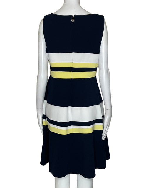 Vestido Tommy Hilfiger Rayas Azul - Talla 10