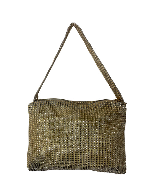 Cartera Tesoro Tps Brillo Texturizado Dorado - Talla U