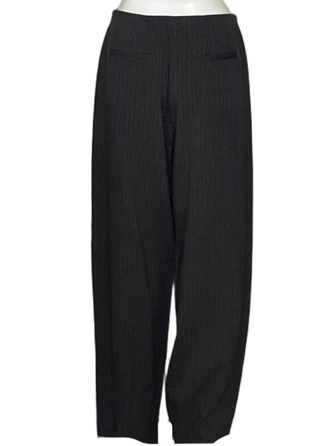 Pantalón Massimo Dutti Rayas Recto Gris - Talla 6
