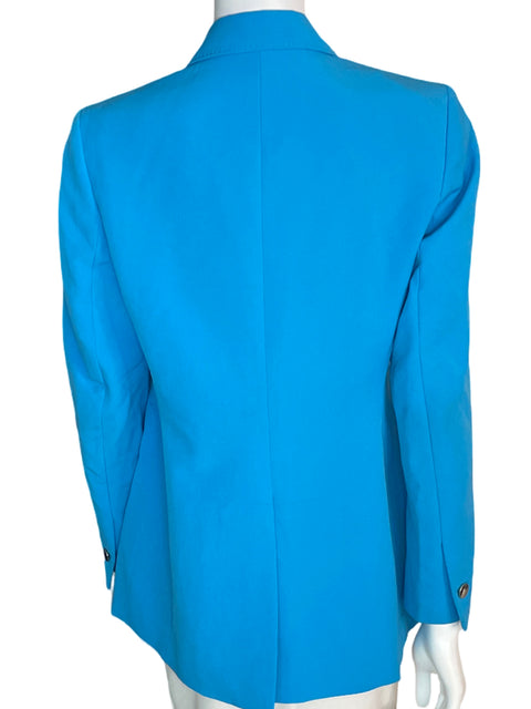 Chaqueta Anne Klein Abierto Botones Manga larga Azul - Talla 8
