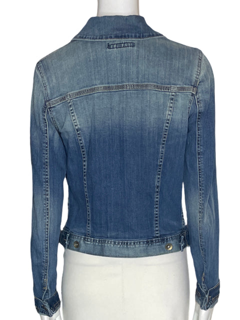 Chaqueta Calvin Klein Bolsillo Manga larga Jeans Azul - Talla S