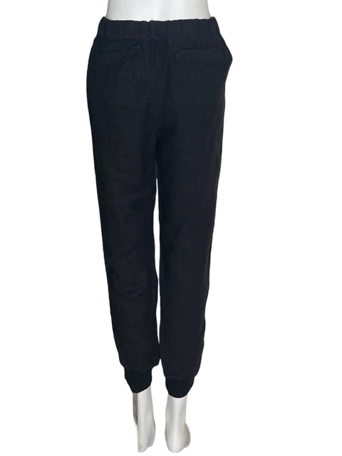 Pantalón Caslon Bombacho Bolsillo Elastico Negro - Talla XS