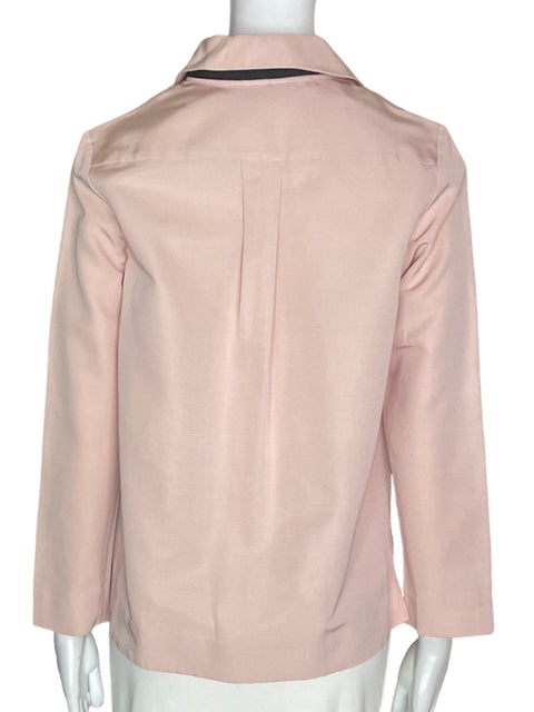 Blusa Cos Laso Manga larga Liso Rosado - Talla 34