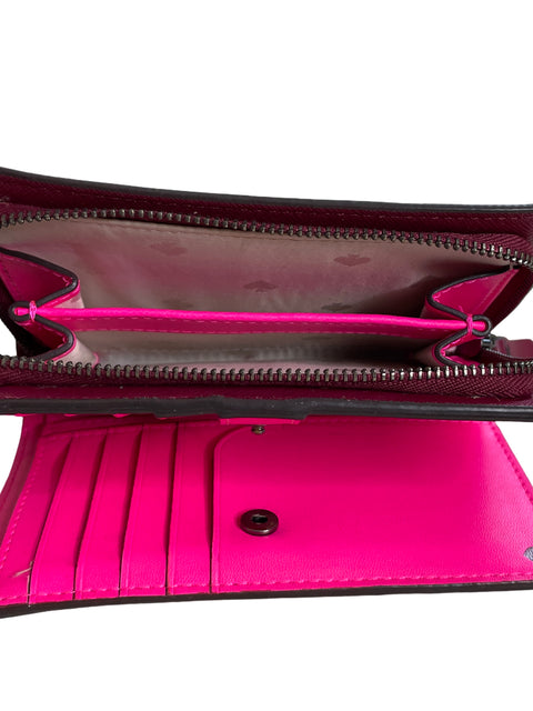 Cartera Kate Spade Wallet Cuero Rosado - Talla U