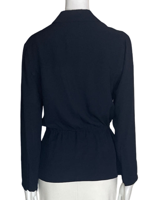Chaqueta Theory Cinta Ajustado Manga larga Cruzado Negro - Talla S