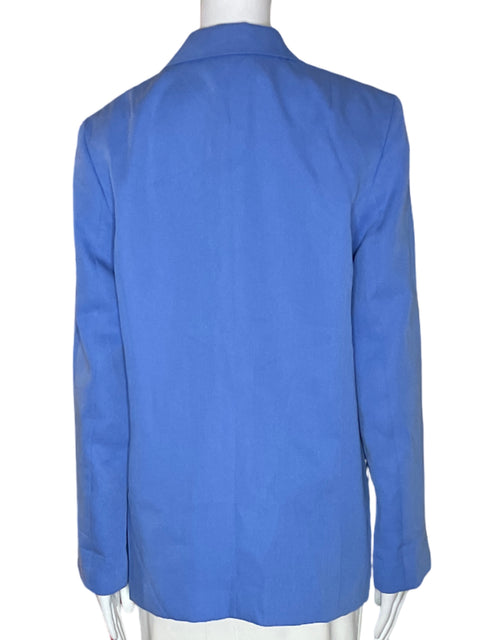 Chaqueta Tesoro Tps Boton Manga larga Cuello v Azul - Talla S