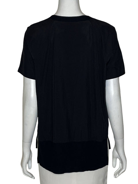 Blusa Athleta Cuello redondo Negro - Talla S