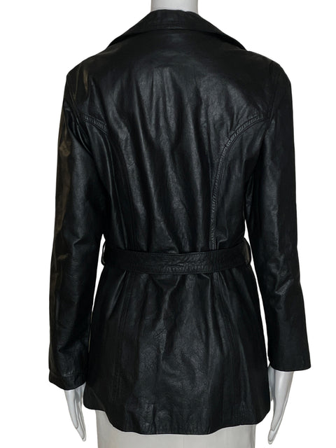 Chaqueta American Leathers Cuero Negro - Talla S