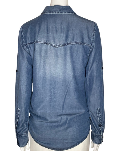 Blusa Renata Lozano Jean Azul - Talla S