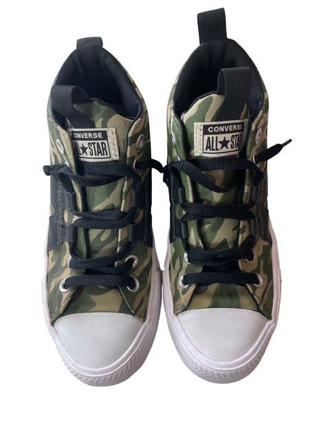 Zapatilla Converse Chuck taylor Camuflaje Suela de goma Verde - Talla 6