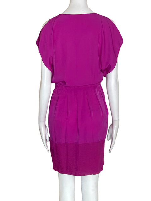 Vestido Rachel Roy Fajon Manga corta Morado - Talla 6